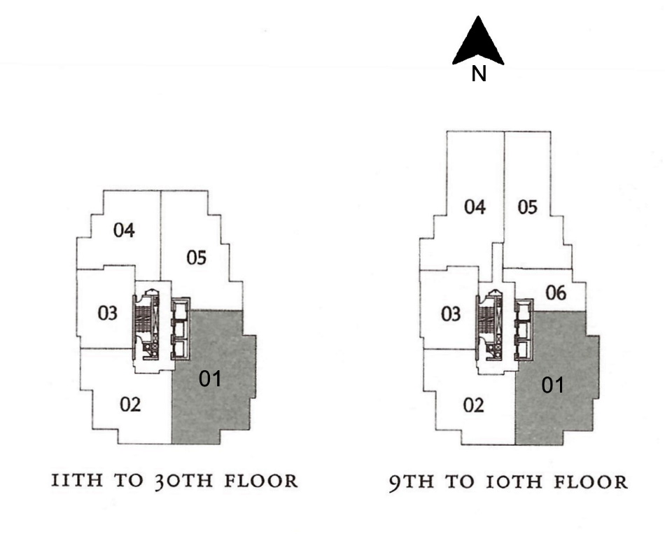 1 Bedford Rd Yorkville Annex Toronto Condos Floor Plans Map 2 Bedrooms Den 2091 Sq Ft Plus Balconies