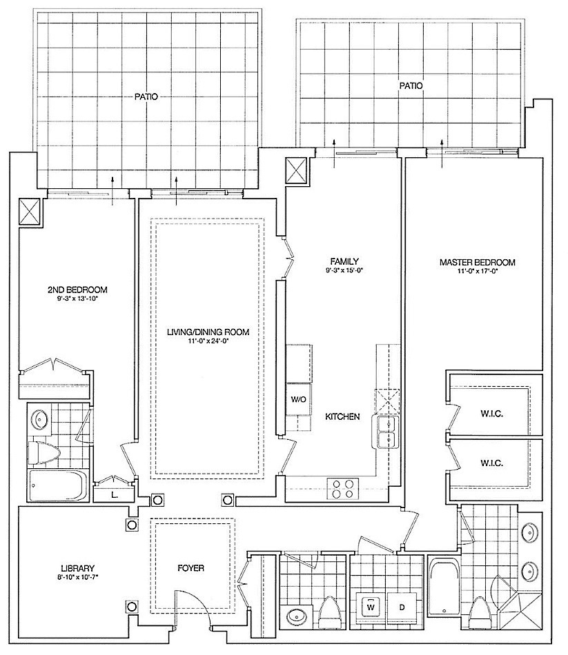 Kilgour Estate Floor Plans Toronto Condos 21 Burkebrook 2 Bedrooms Family Room Library 1627 Sq Ft Plus Ravine Terrace Charleston Layout