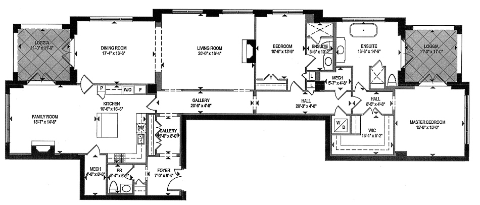 1 St. Thomas Condos Floor Plans 2 Bedrooms Family Room 2638 Sq Ft Yorkville Toronto