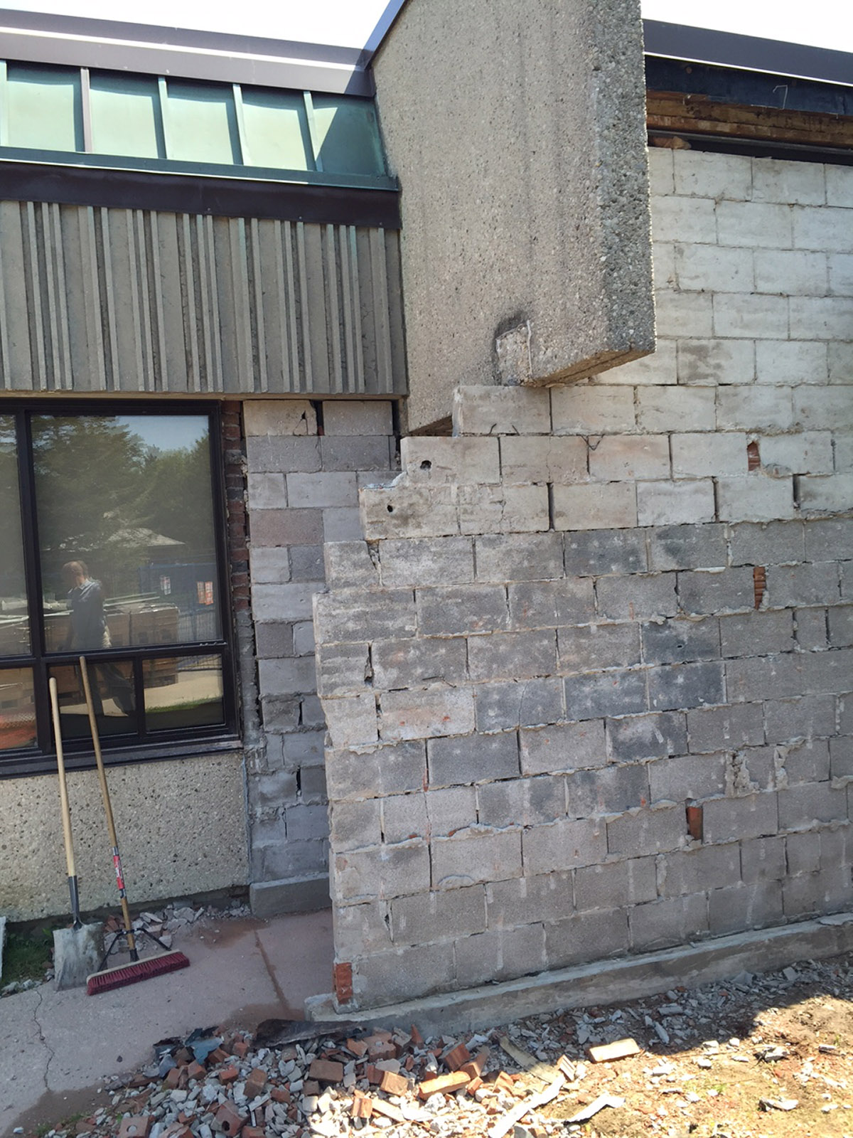 Conseil scolaire catholique MonAvenir School - Major brick repairs