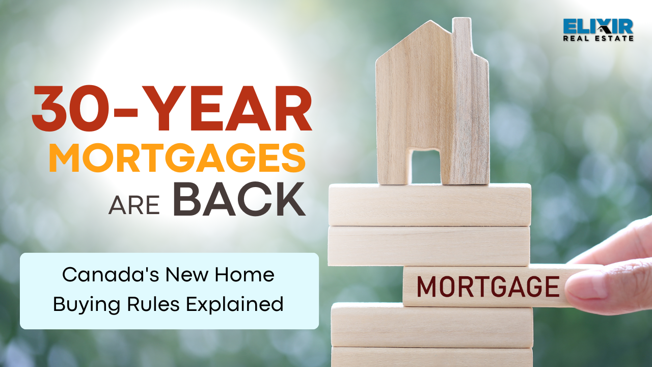 30-Year Mortgages Are Back: Understanding Canada's New Home Buying Rules​
