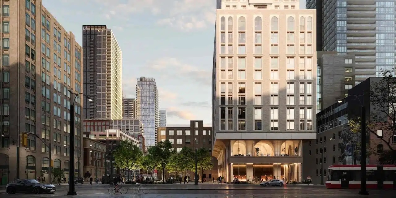 Rendering of 101 Spadina Condos in Toronto