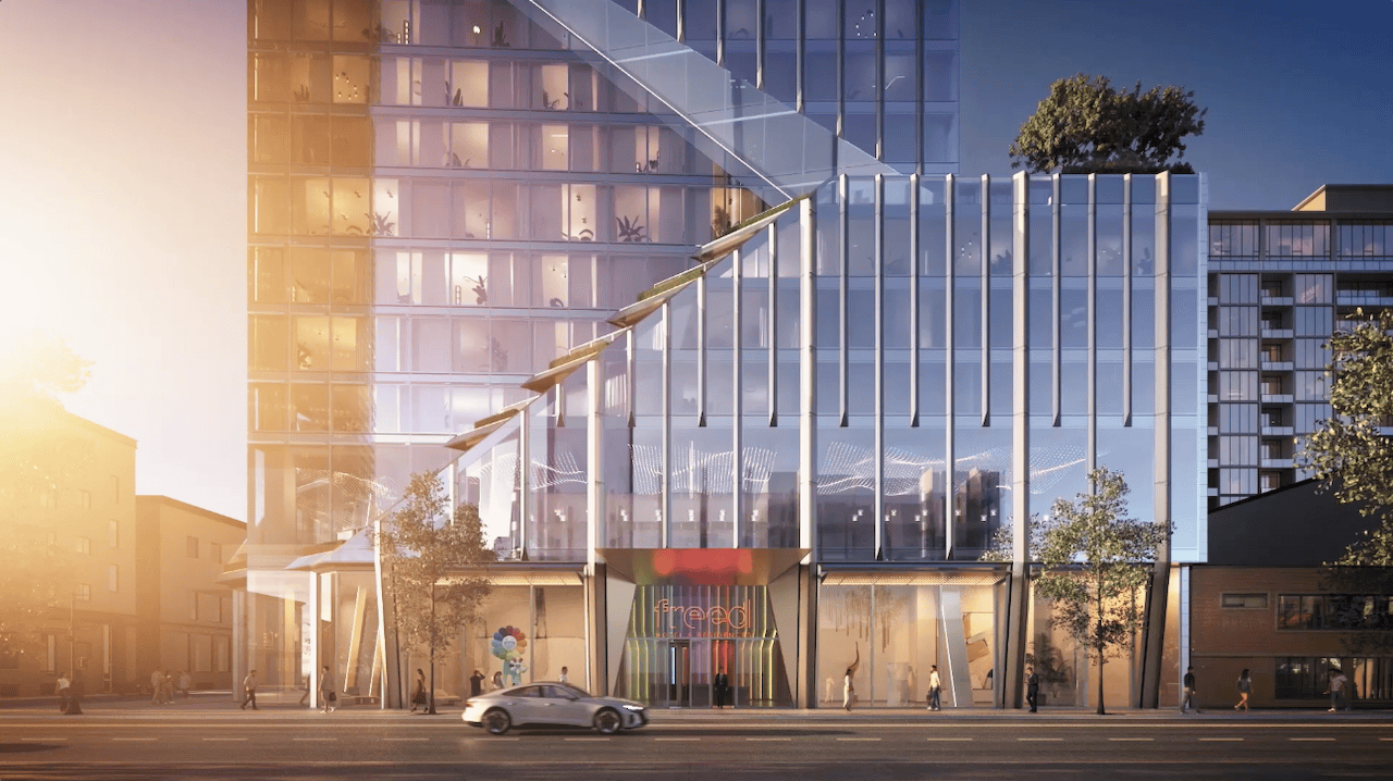 Rendering of Freed Hotel and Residences in Toronto