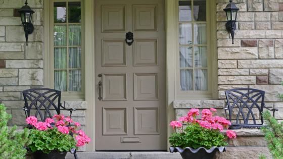 Creating home entrance curb appeal
