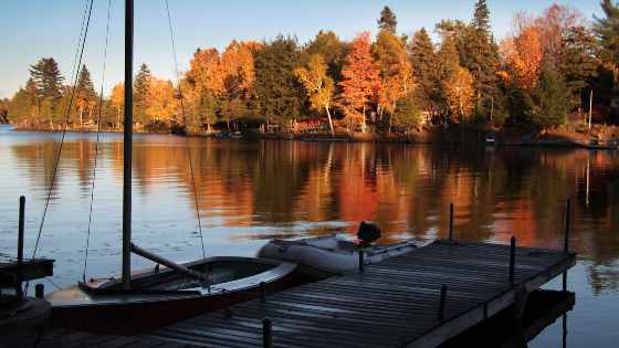 Fall time to start thinking about closing down our cottages until the spring