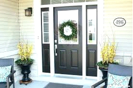 Front door, curb appeal, preparing to sell