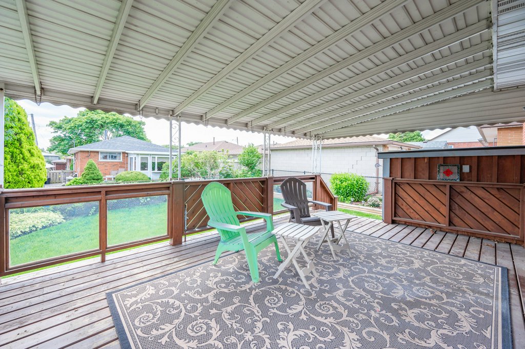 Backyard at 185 Ridge Street, Hamilton