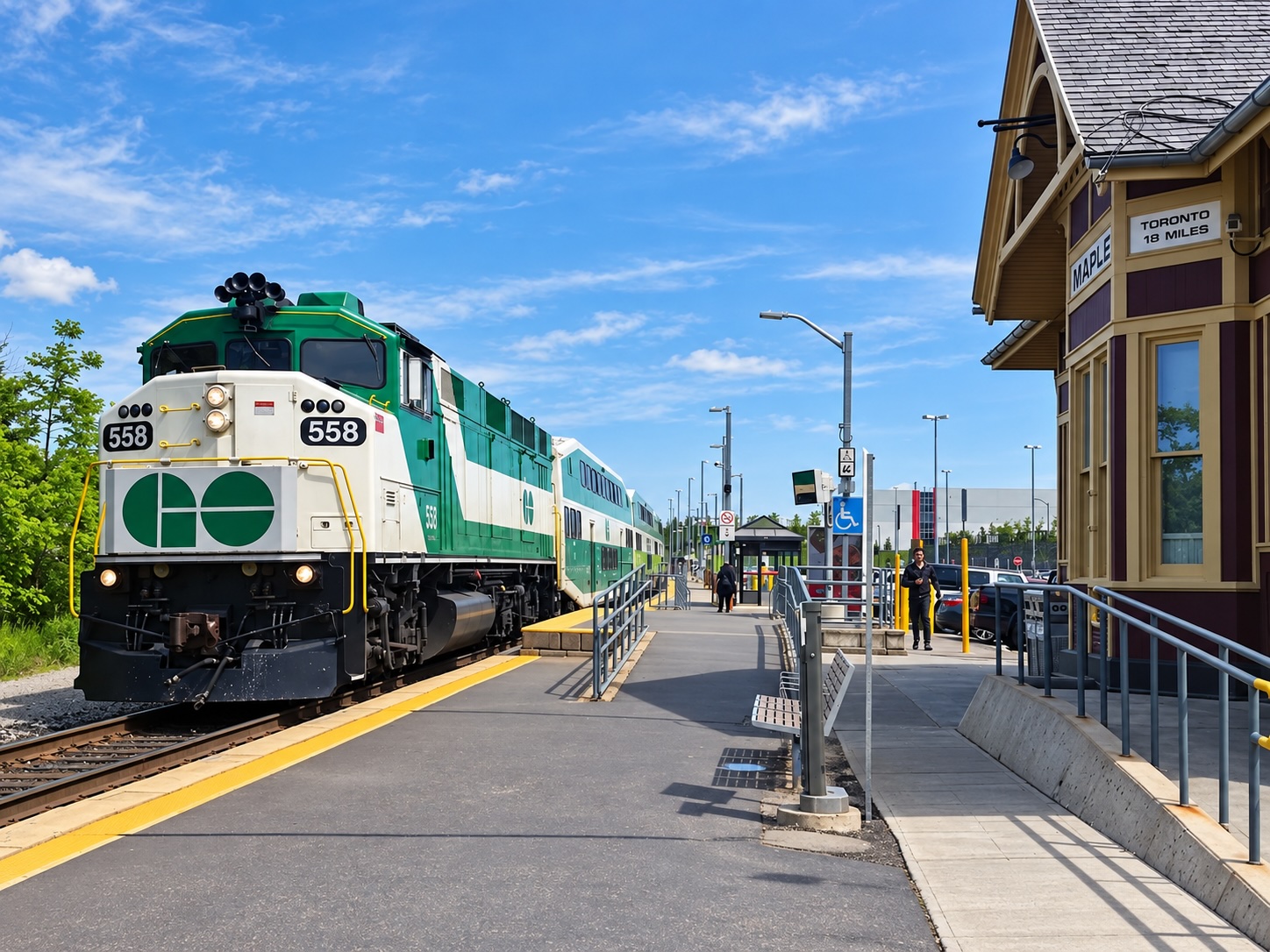 Maple GO Station on the Barrie line, Vaughan, Ontario | Ragona Real Estate