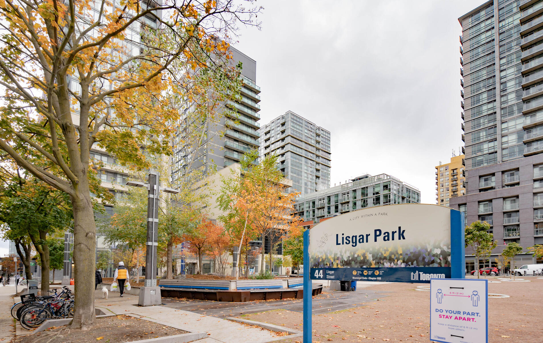 Lisgar Park beside 36 Lisgar Street Toronto