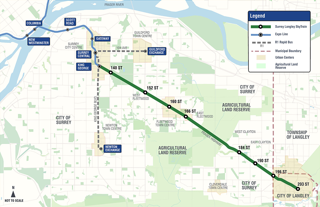 Surrey Langley Skytrain extension