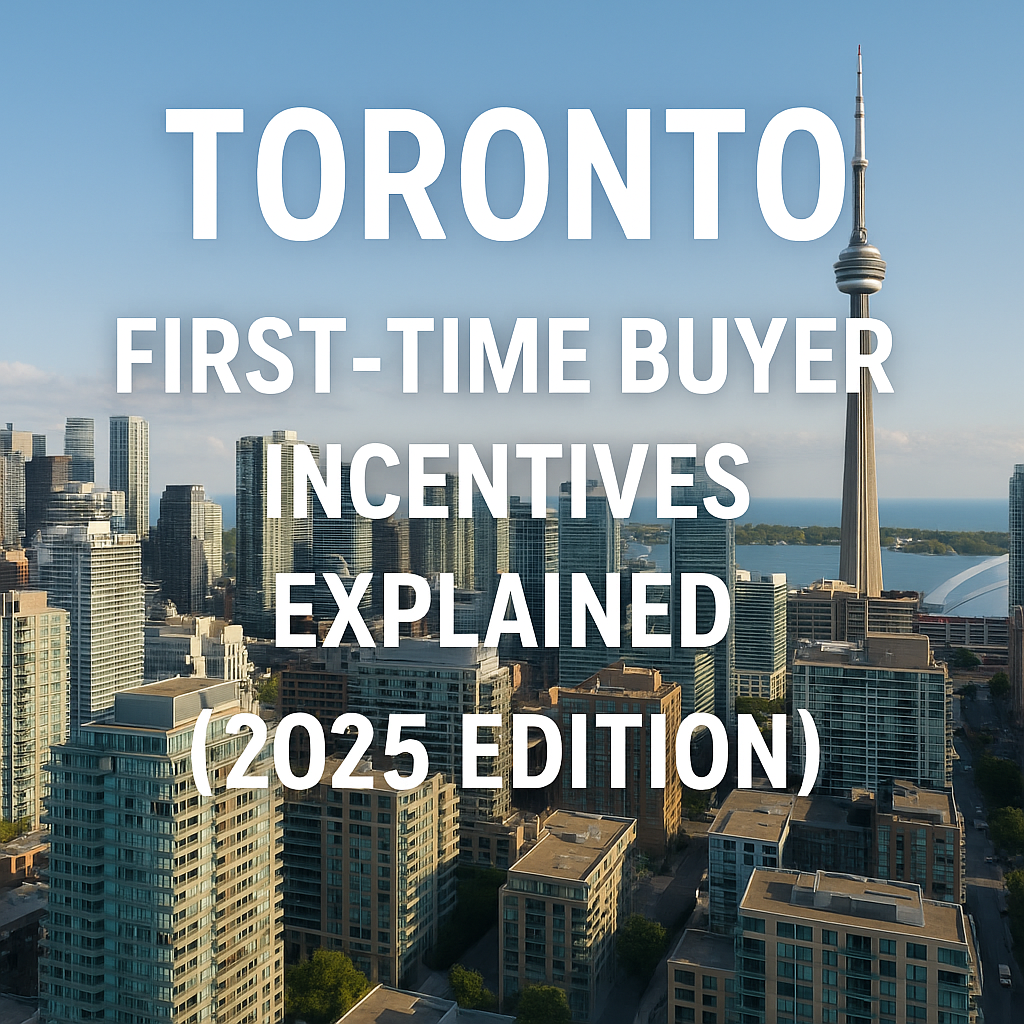 Toronto Incentive Toronto First-Time Buyer Incentives Explained (2025 Edition)