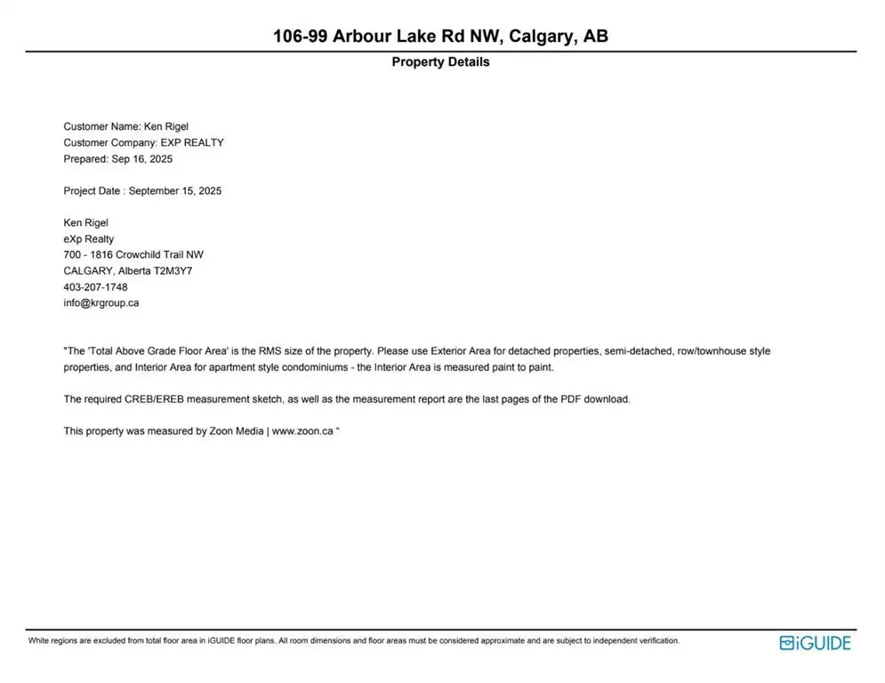 99 Arbour Lake Road NW, #106