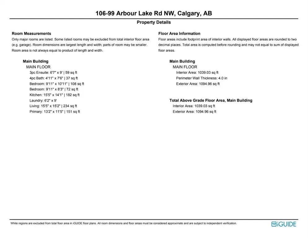 99 Arbour Lake Road NW, #106
