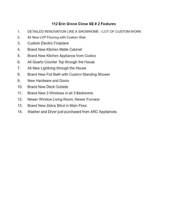 112 Erin Grove Close SE, #2