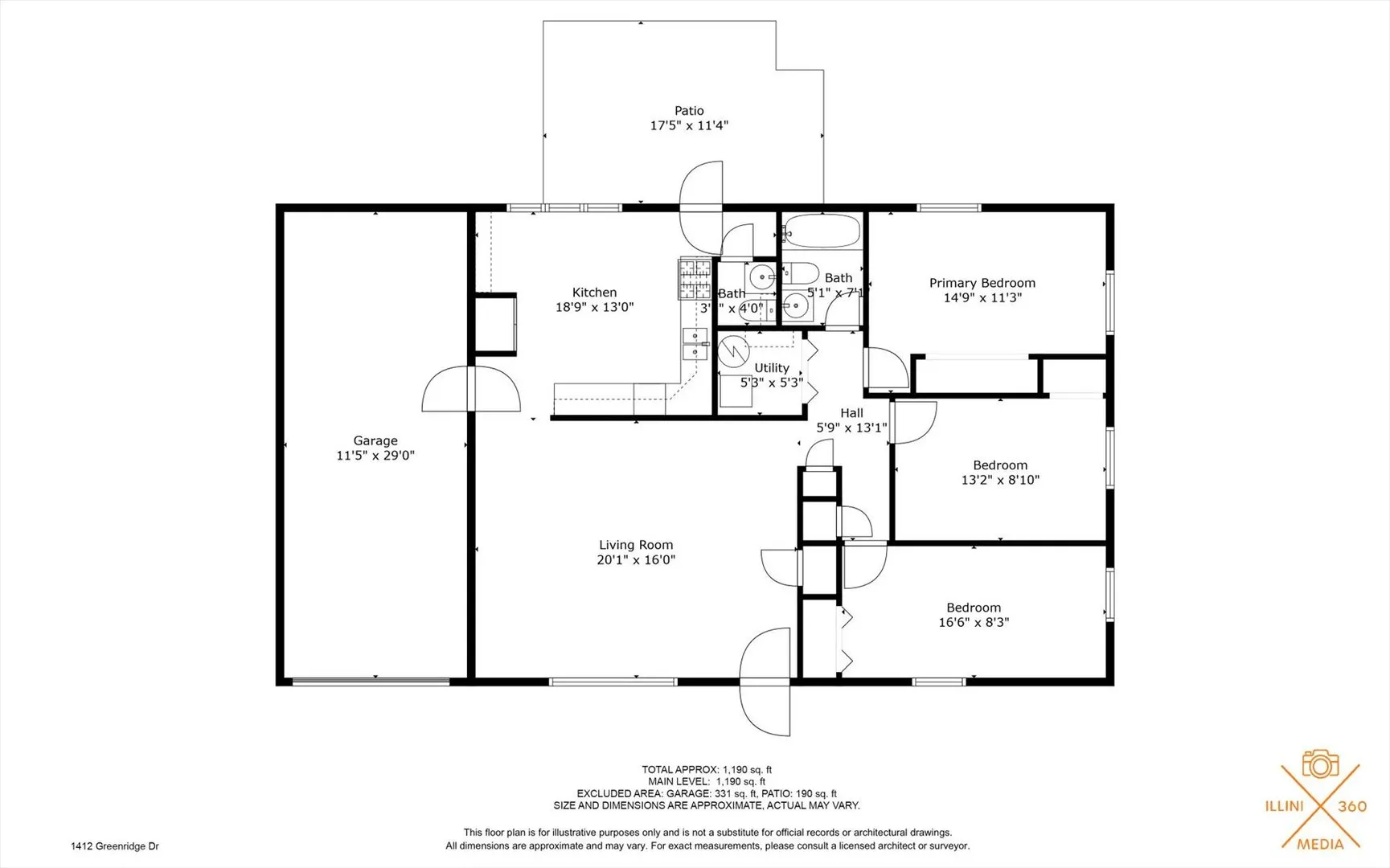 1412 Greenridge Drive IL