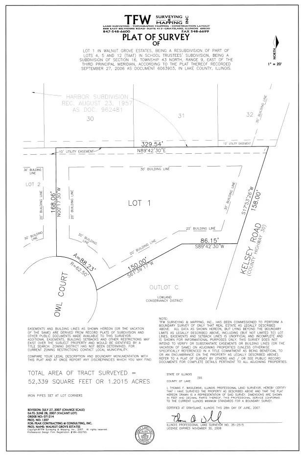 Lot 1 N Owl Court IL