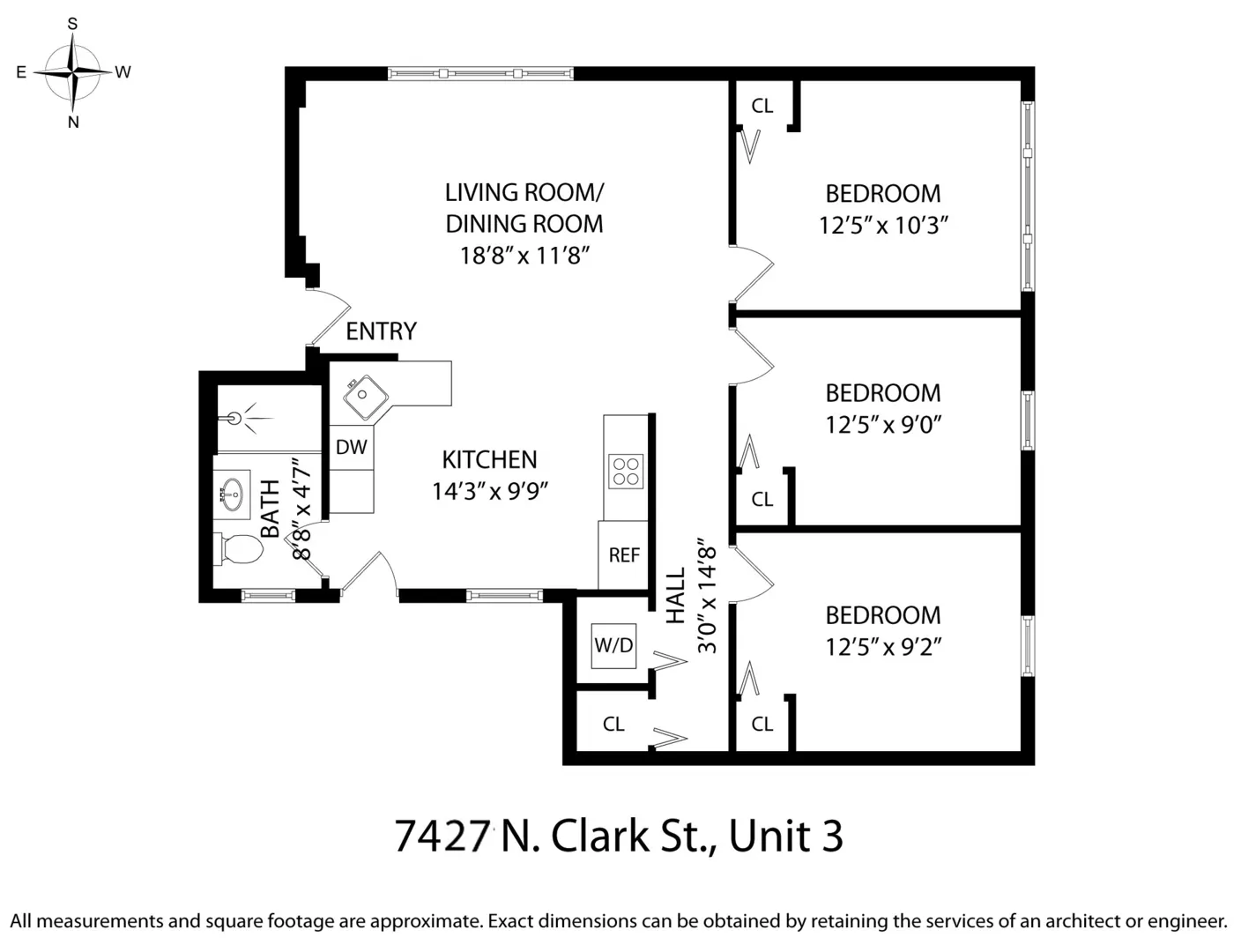 7427 N Clark Street 3 IL