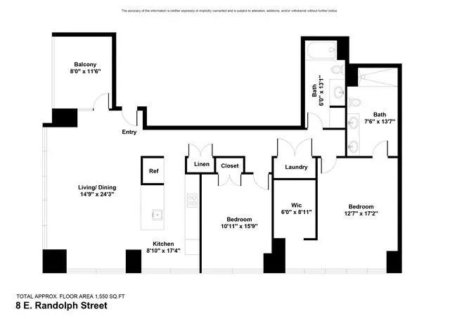 8 E RANDOLPH Street 3004 IL
