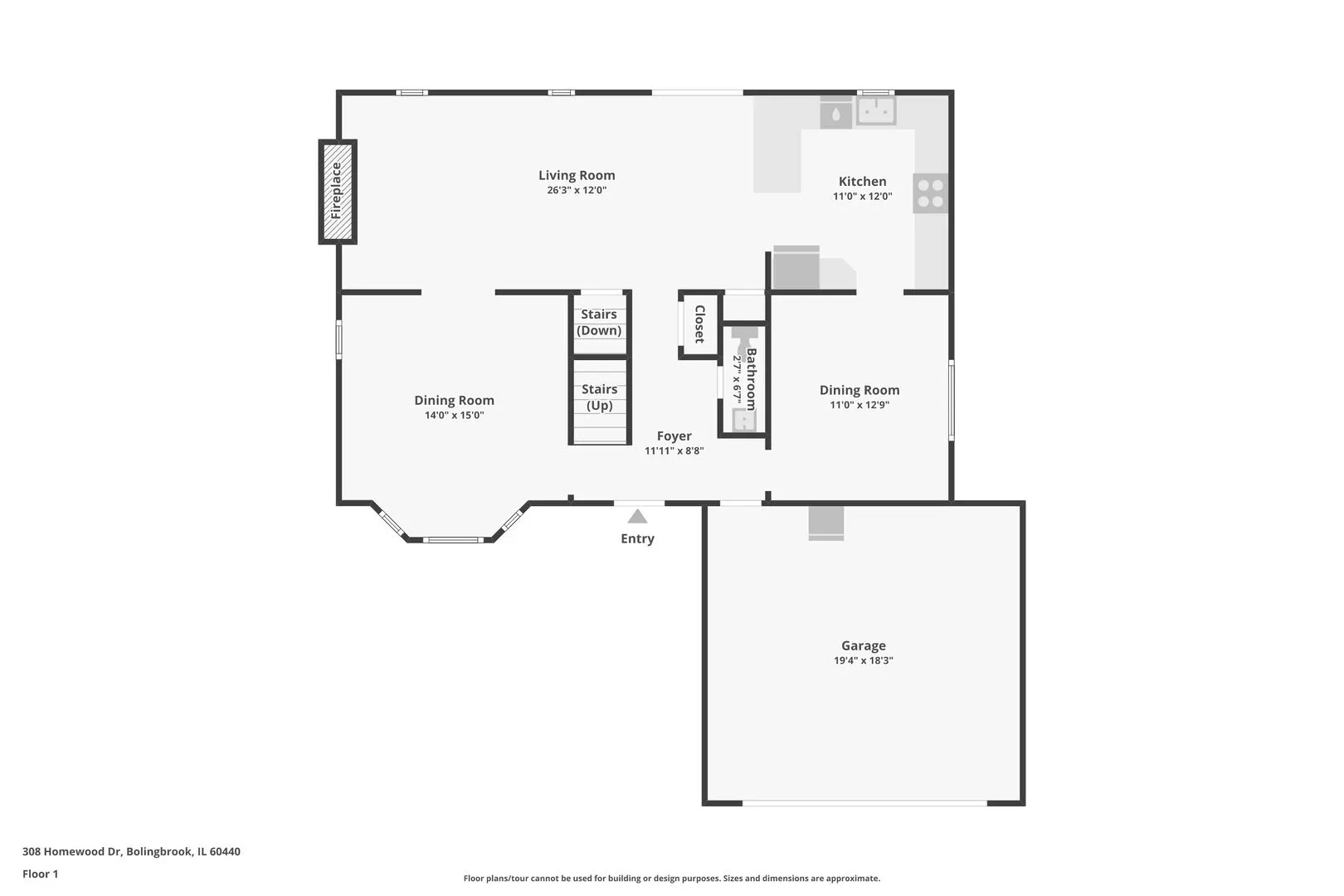 308 HOMEWOOD Drive IL