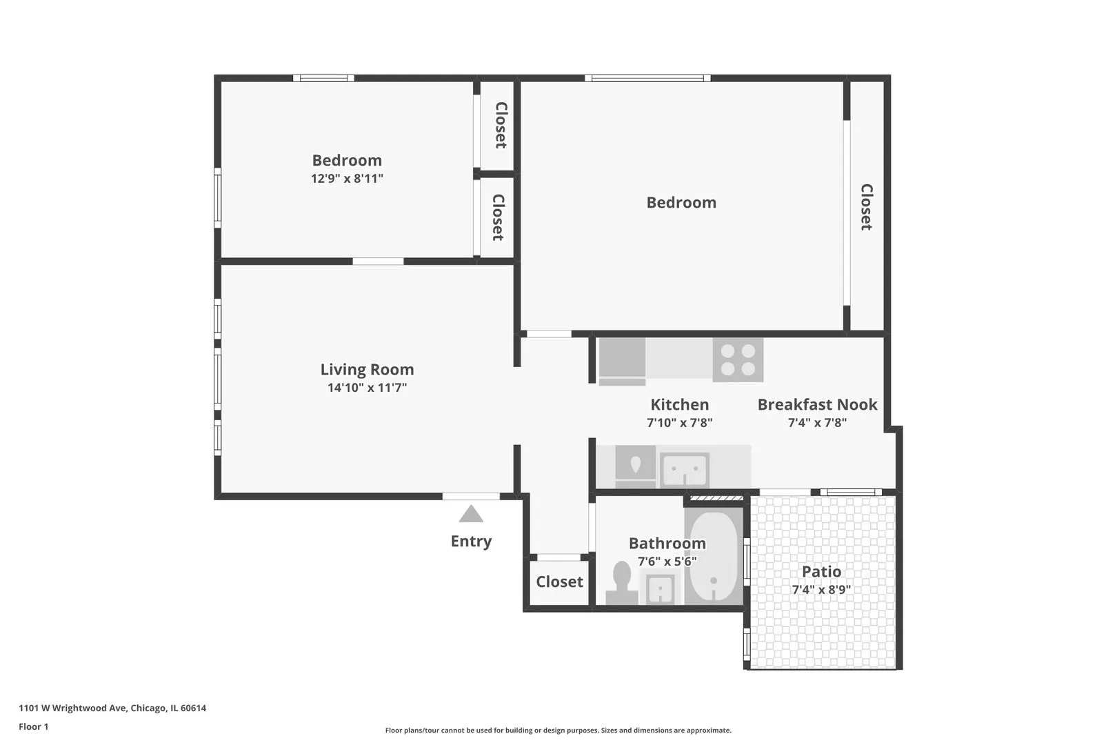 1101 W Wrightwood Avenue 3 IL