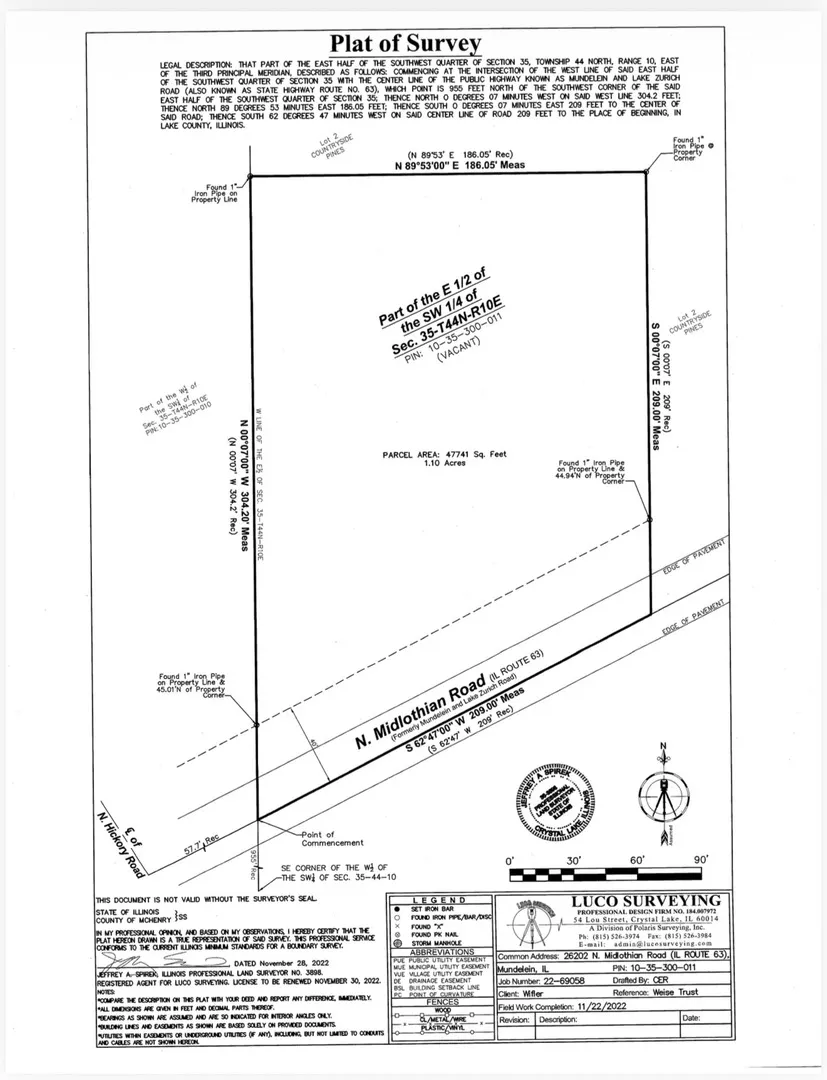 26220 N Midlothian Road IL