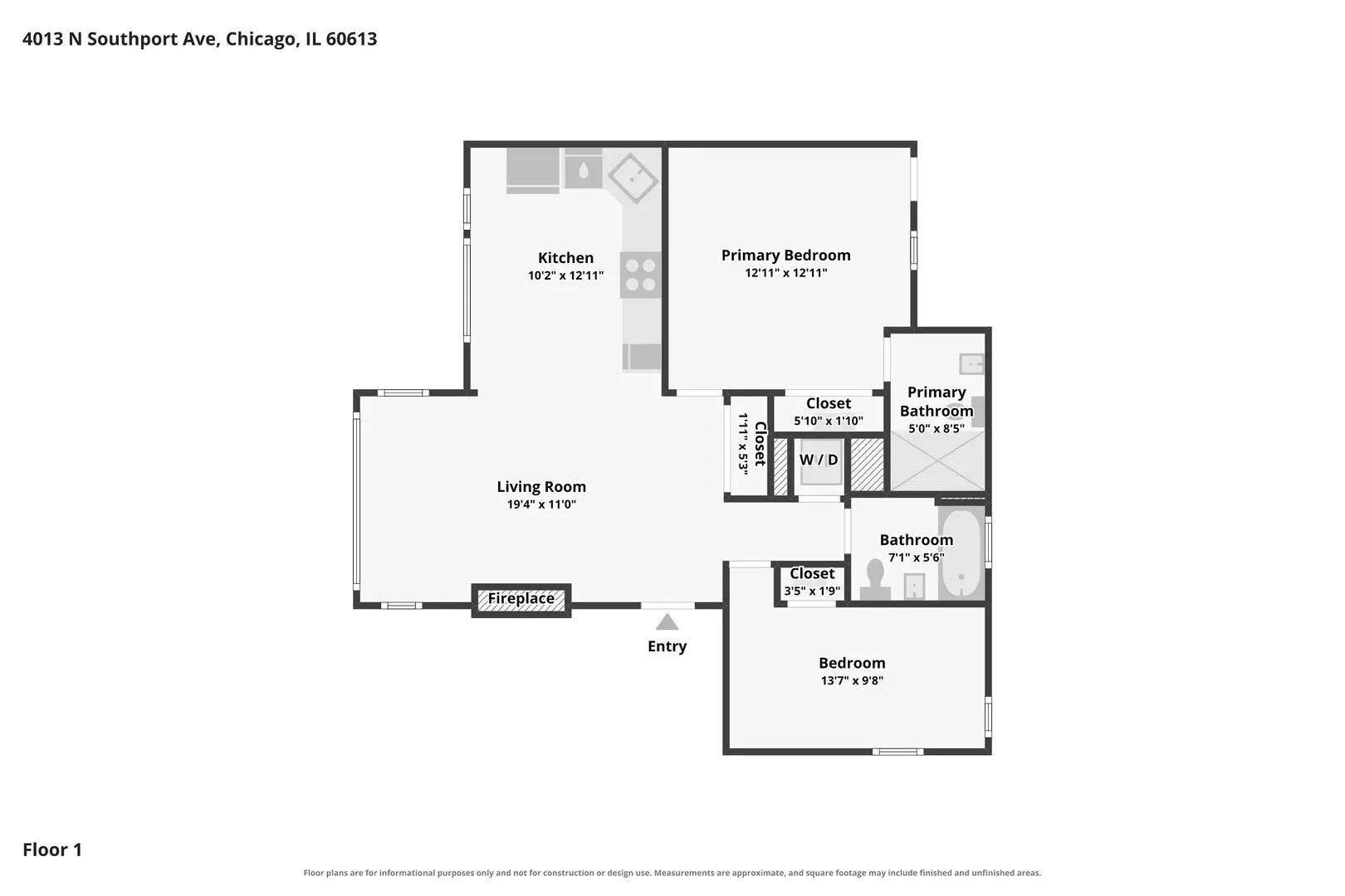 875 N Milwaukee Avenue IL #2S