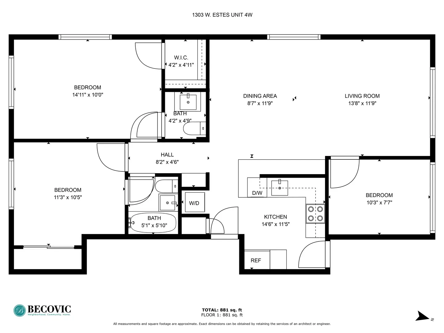 1303 W Estes Avenue IL #4W