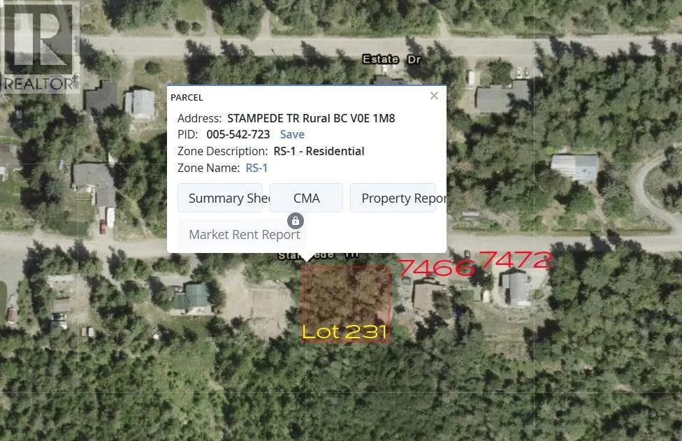 Stampede Trail Lot# 231