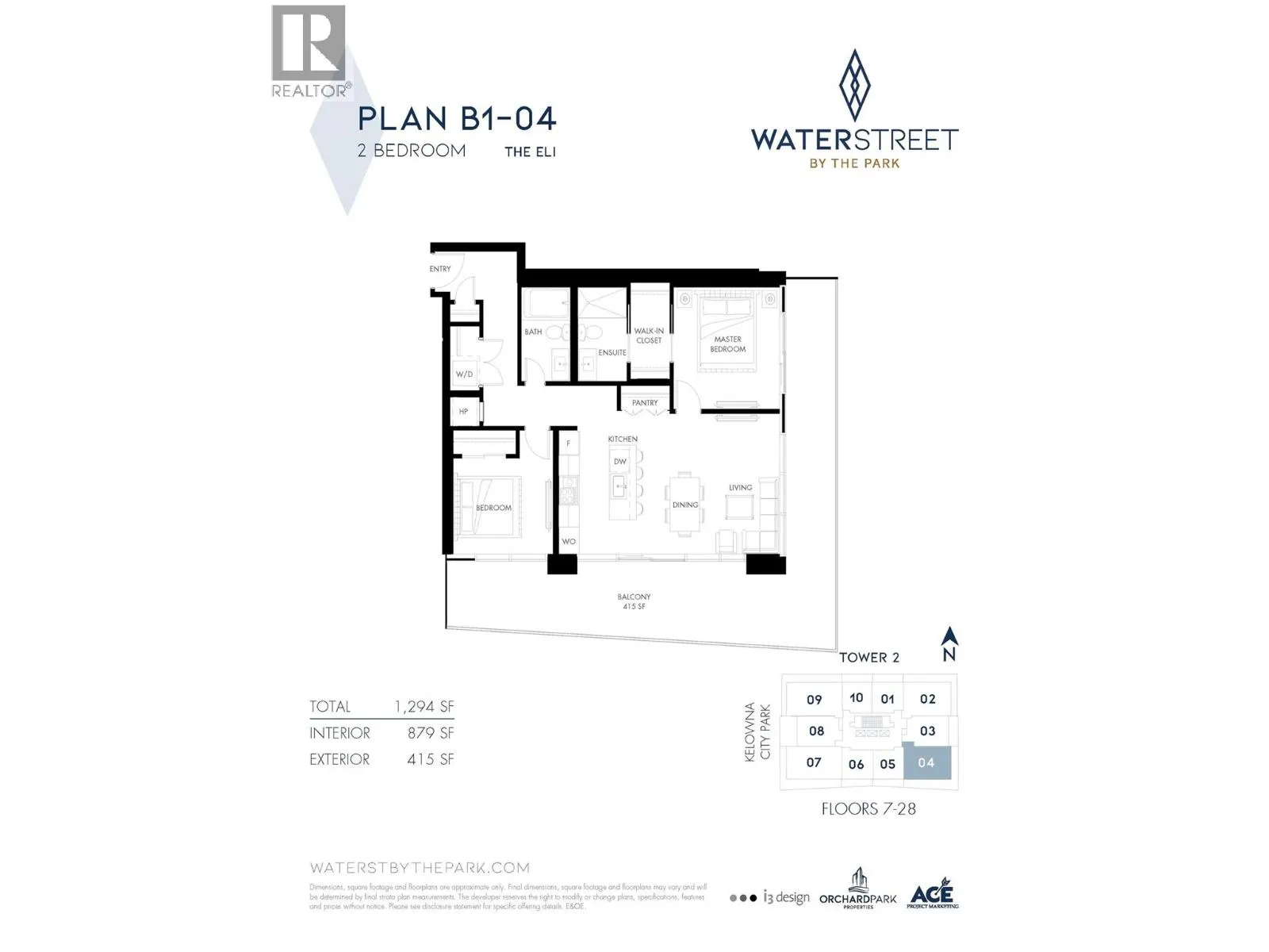 1626 Water Street Unit# 804 Lot# 170