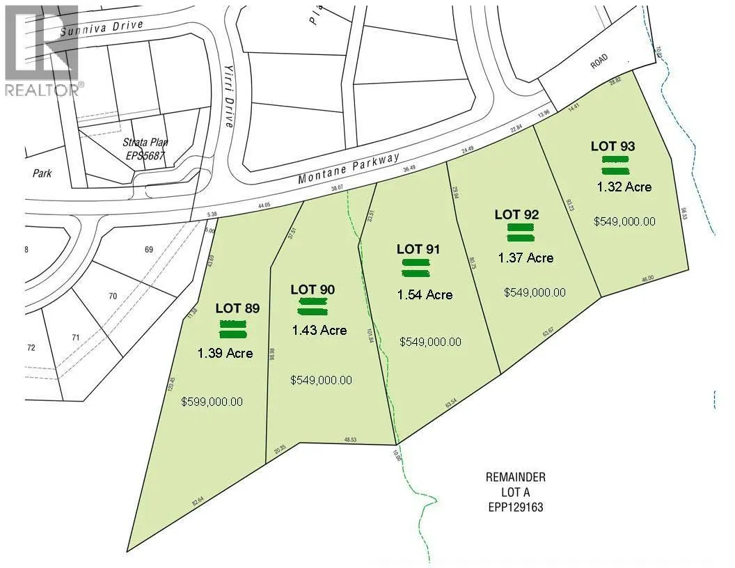 Lot 92 - Montane Parkway