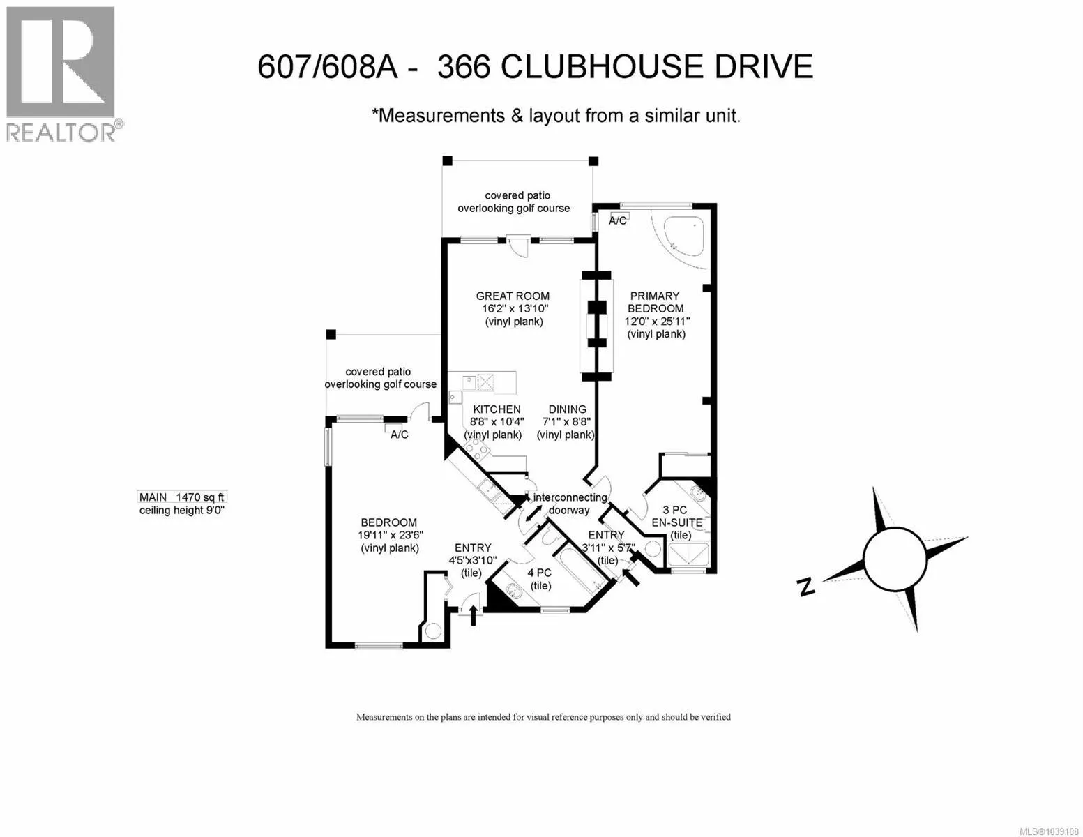 607/608A 366 Clubhouse Dr