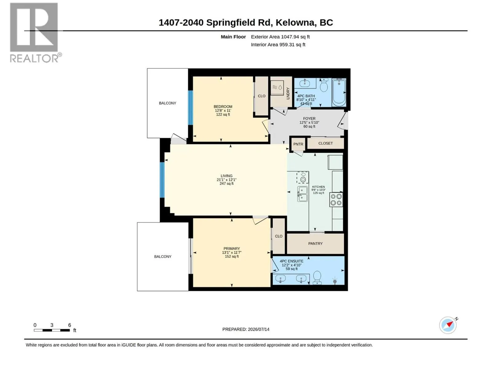 2040 Springfield Road Unit# 1407
