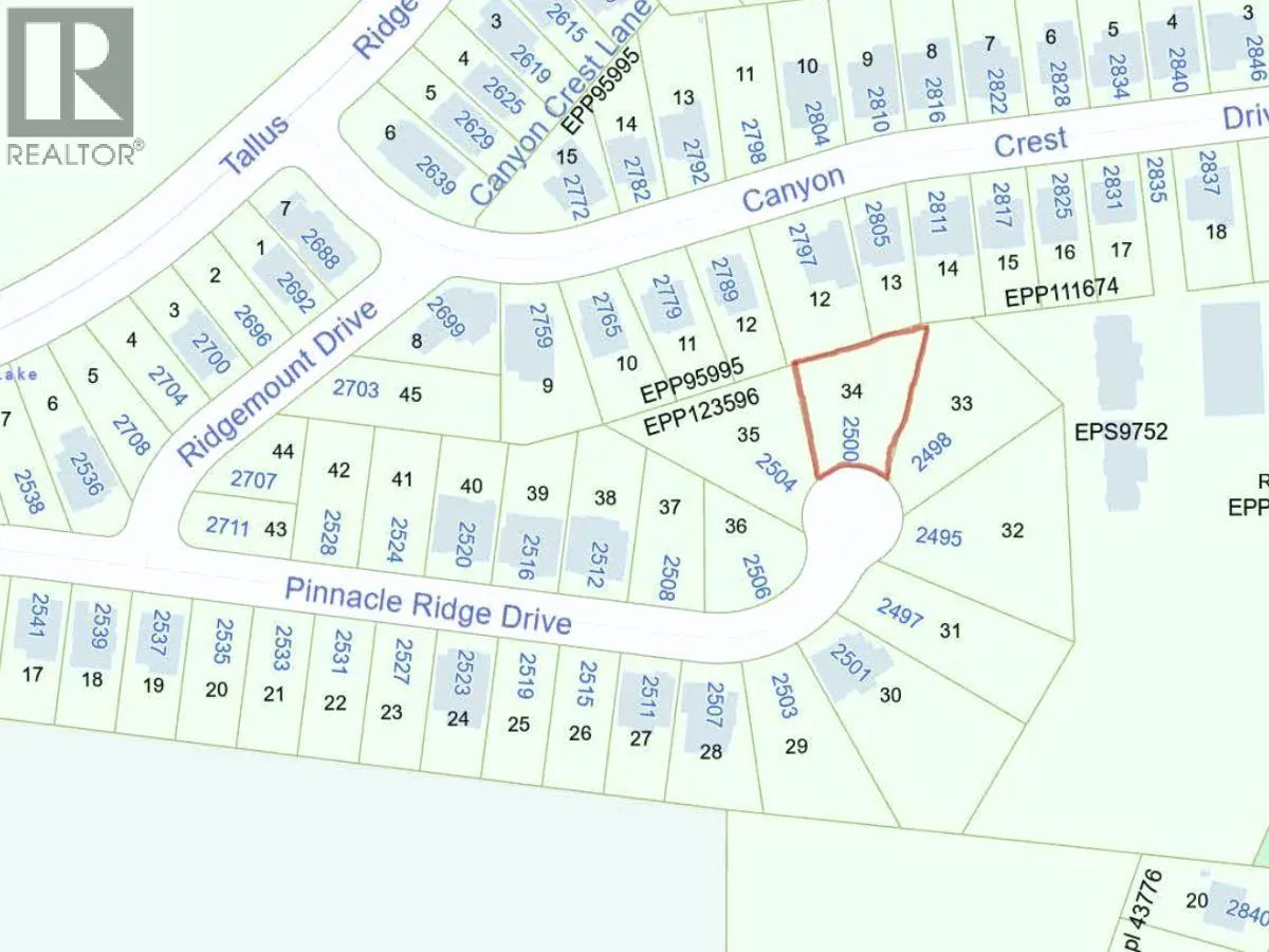 2500 Pinnacle Ridge Drive Lot# 34