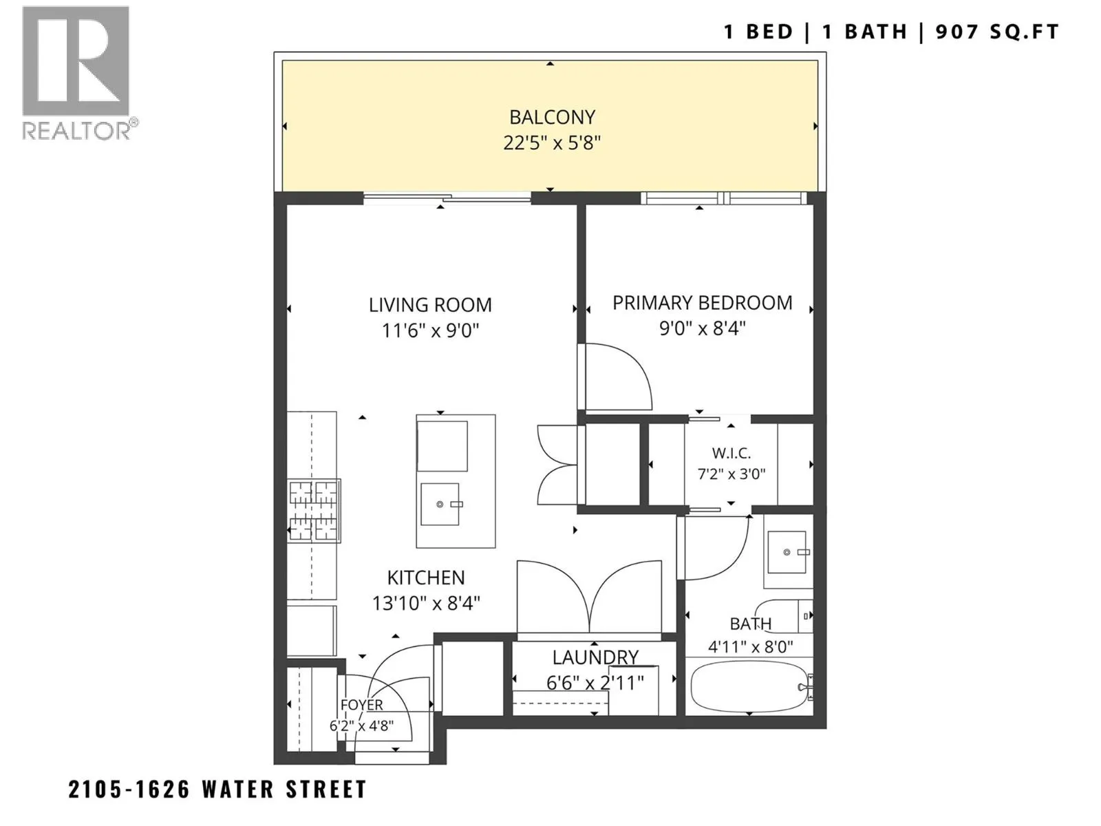 1626 Water Street Unit# 2105