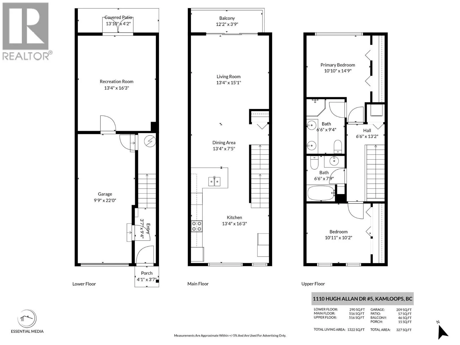 1110 HUGH ALLAN Drive Unit# 5