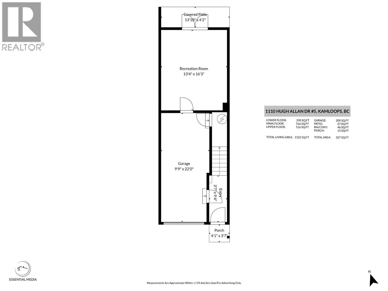 1110 HUGH ALLAN Drive Unit# 5