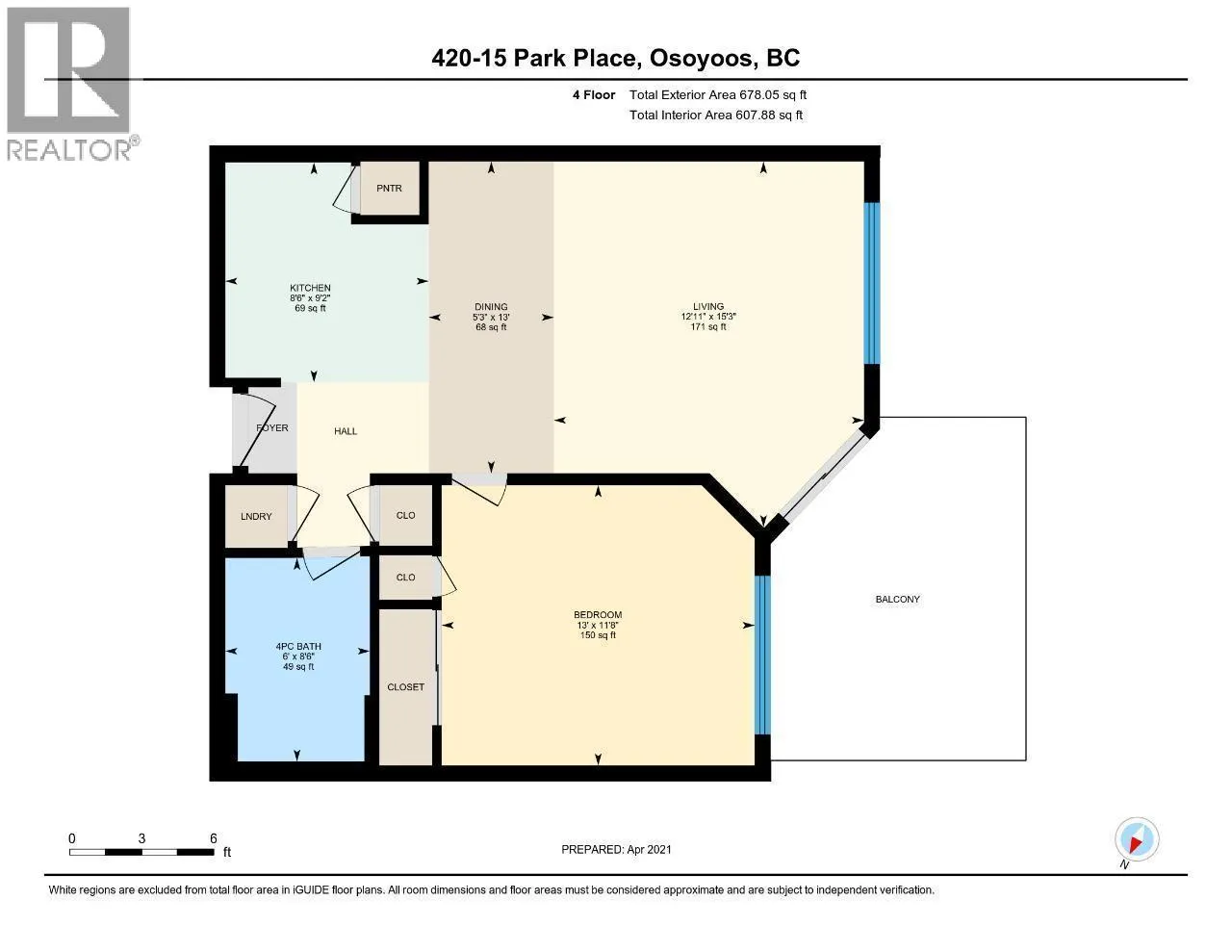 15 PARK Place Unit# 420