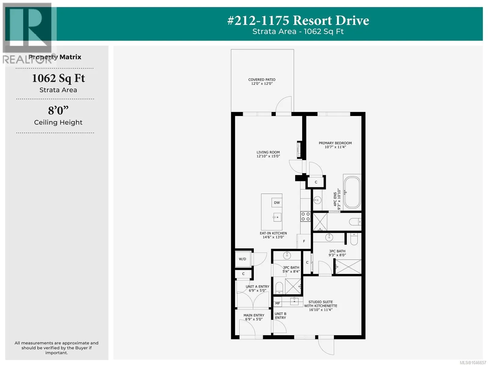 212 SA2 1175 Resort Dr
