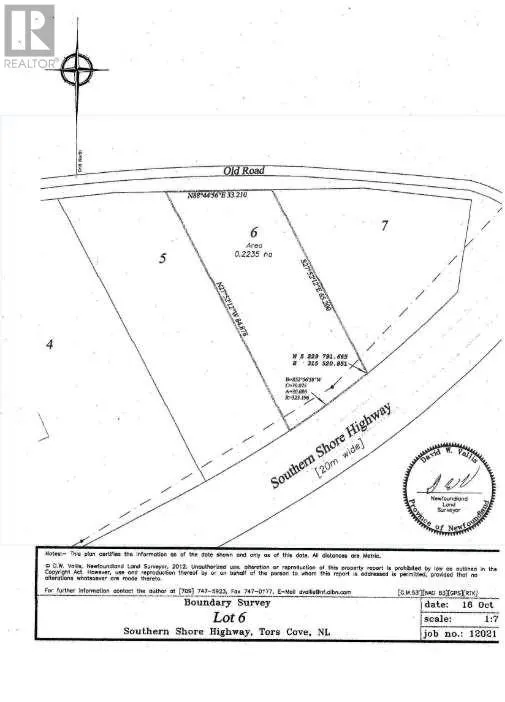 Lot 6 (Old) Southern Shore Highway