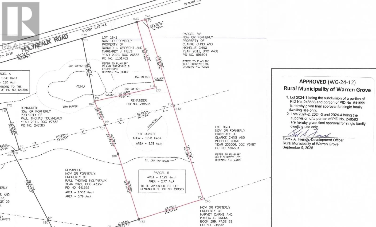 LOT 2024-1 MOLYNEAUX Road