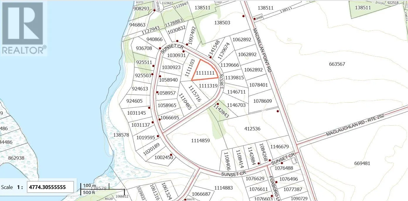 Lot Sunset Crescent|PID- 1111111
