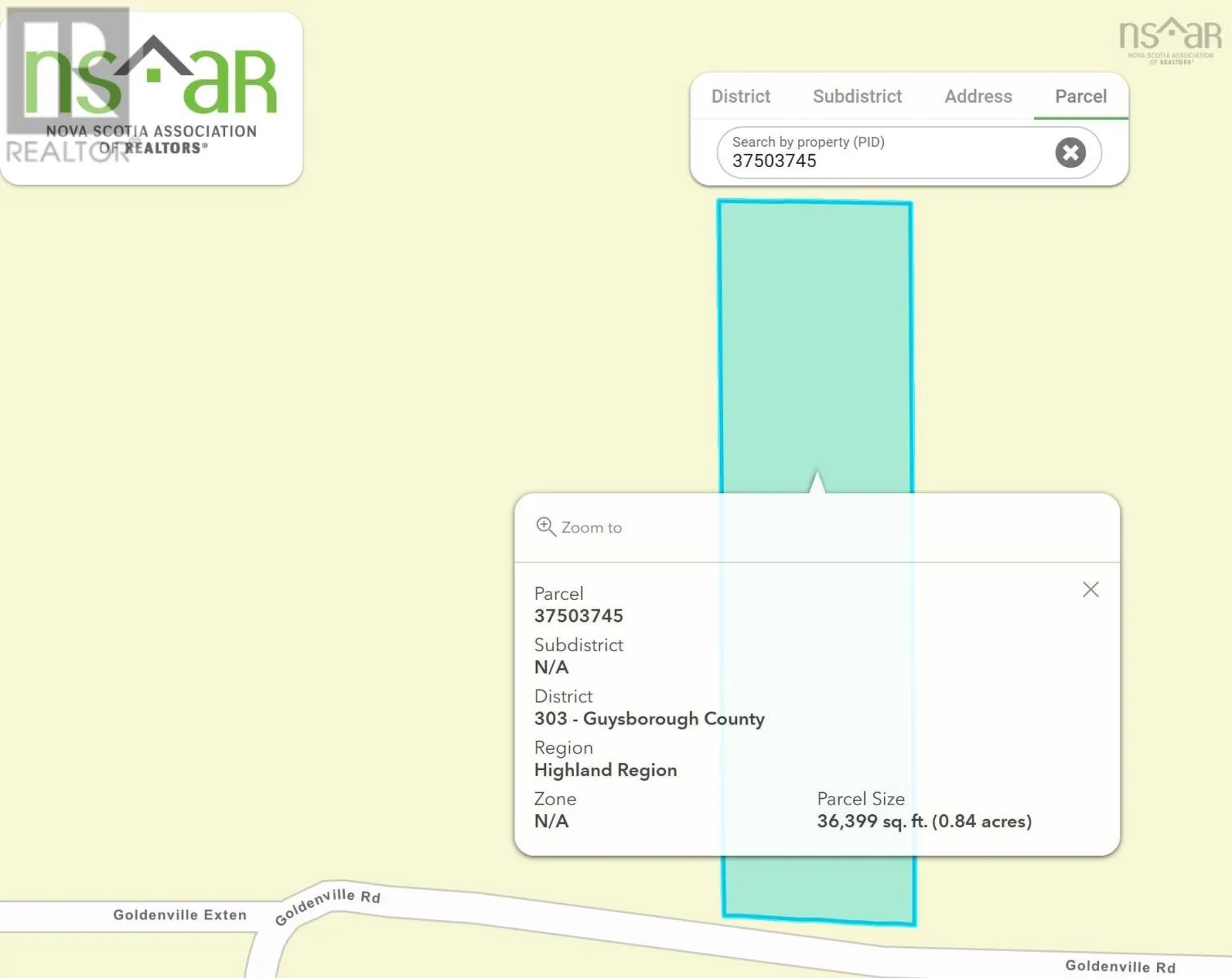Lot 1 Goldenville Road