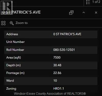 V/L ST. PATRICK'S AVENUE