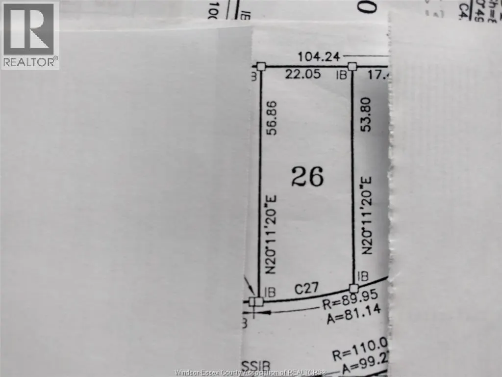 V/L PALLIES Unit# LOT 26