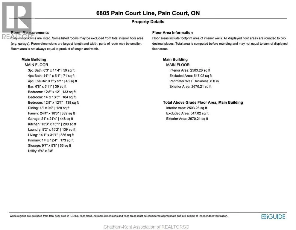 6805 PAIN COURT LINE