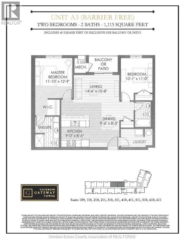 11870 TECUMSEH ROAD East Unit# 110