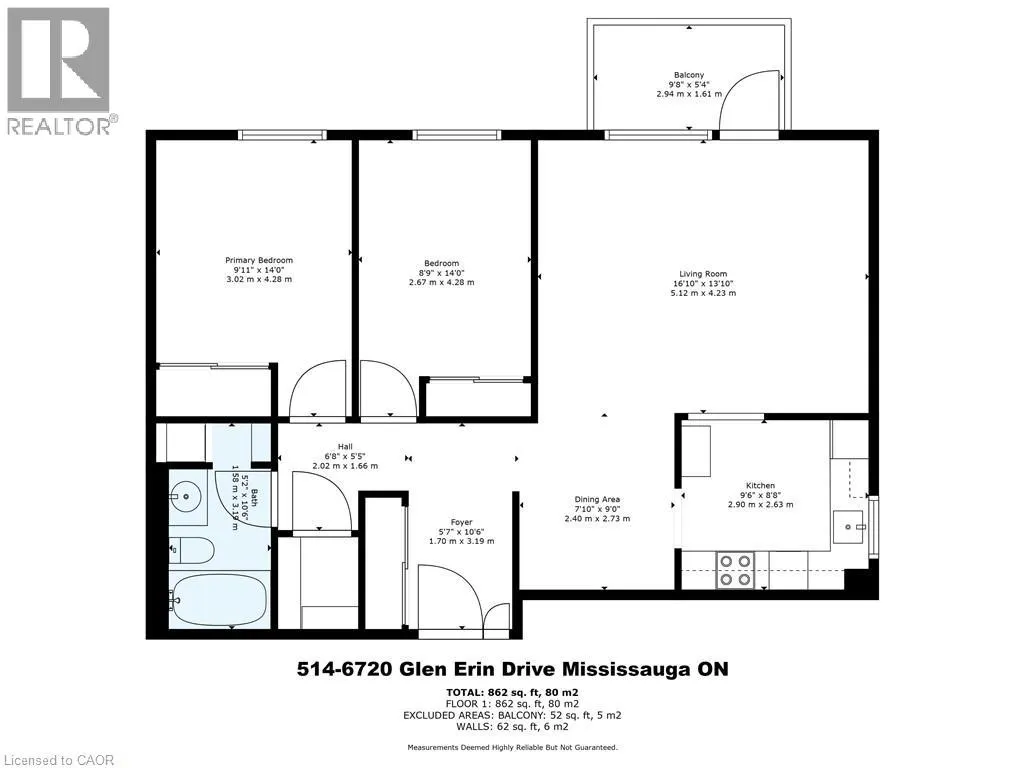6720 GLEN ERIN Drive Unit# 514, #514