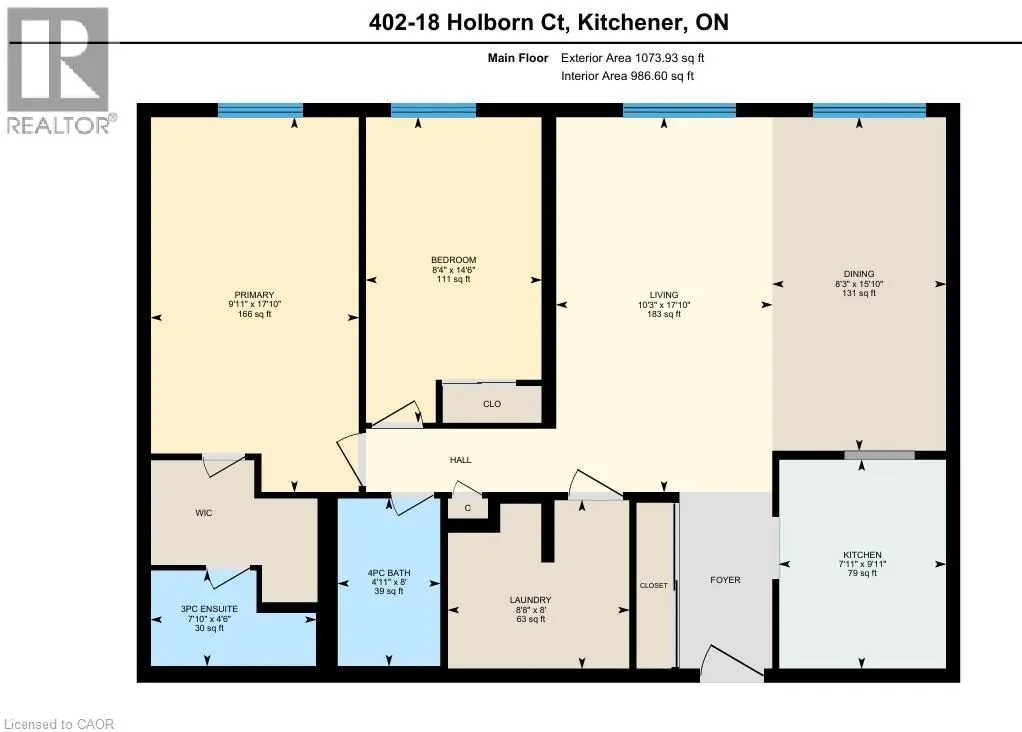 18 HOLBORN Court Unit# 402, #402