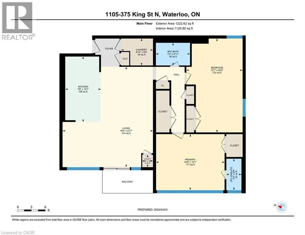 375 KING Street N Unit# 1105, #1105