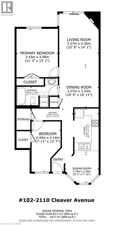 2110 CLEAVER Avenue Unit# 102, #102
